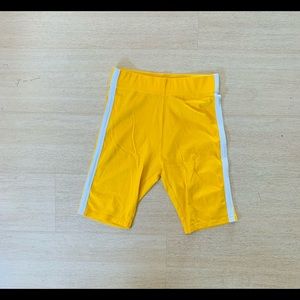 Yellow Bike Shorts